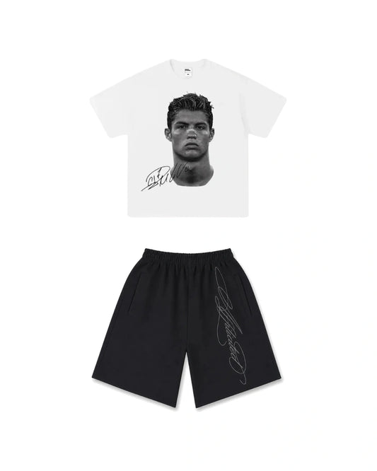 Fit koszulka CR7 + spodenki "lyrics"