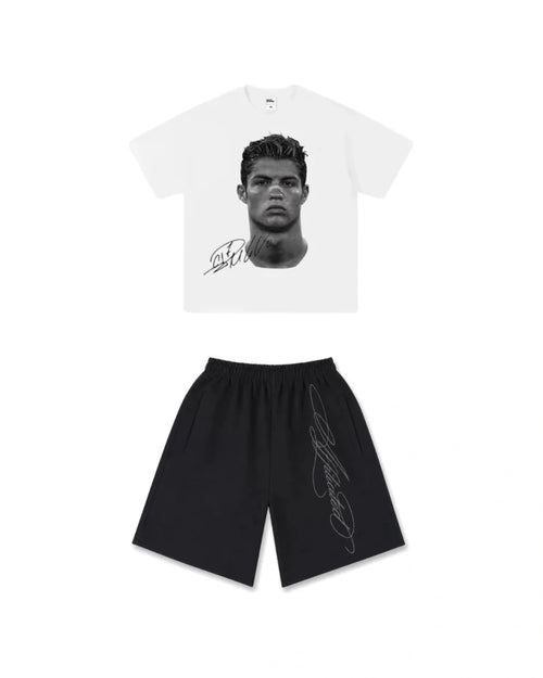 Fit koszulka CR7 + spodenki "lyrics" - SWAGWRLD