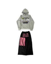 Gray Sweatshirt + Tracksuit